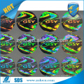 Custom your company logo and shape hologram sticker laser sticker printing